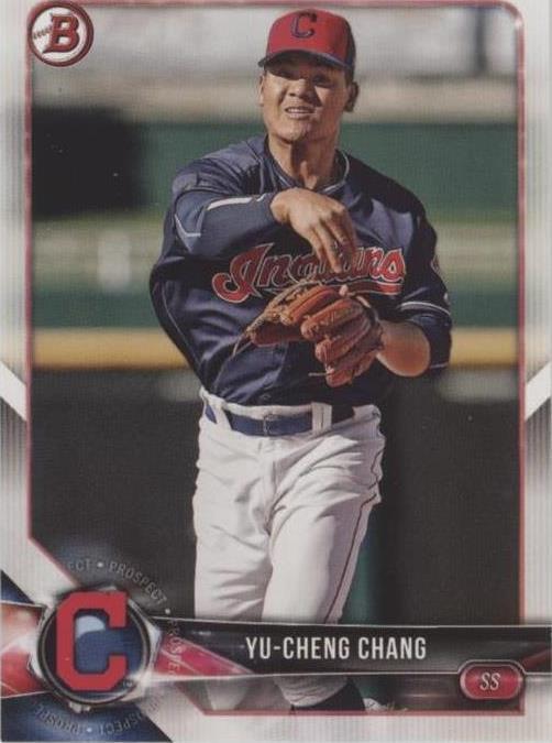 2018 Bowman - Yu Chang #BP128