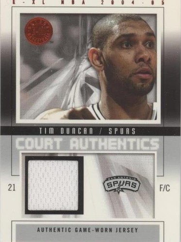2004-05 E-XL - Tim Duncan #CA-TD