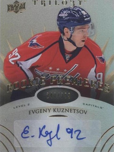 2014-15 Upper Deck Trilogy - Evgeny Kuznetsov #142