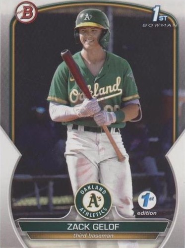 2023 Bowman 1st Edition - Zack Gelof #BPPF-1