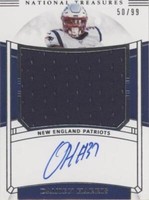 2019 Panini National Treasures Damien Harris #RMS-DA