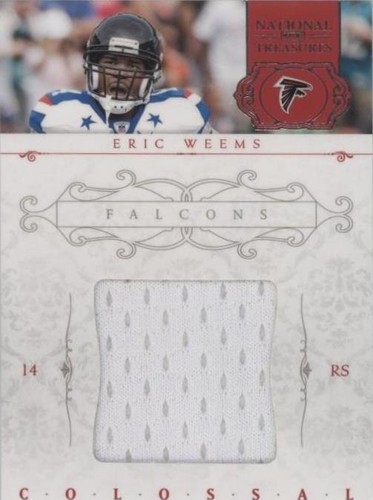 2011 Playoff National Treasures Eric Weems #46