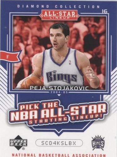 2004-05 Upper Deck All-Star Lineup - Peja Stojakovic #AS32