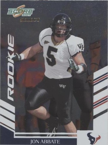 2007 Score Select Jon Abbate #304