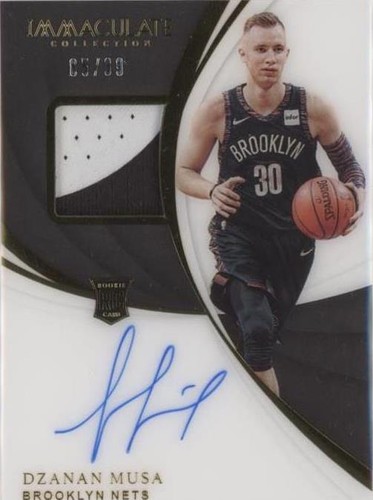 2018-19 Panini Immaculate Collection - Dzanan Musa #108