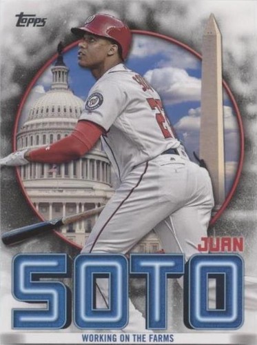 1/1 PSA 7 JUAN SOTO 2018 TOPPS UPDATE SALUTE PLATINUM