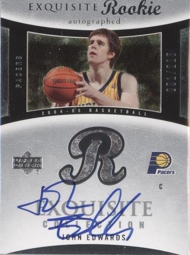 2004-05 Upper Deck Exquisite Collection - John Edwards #80