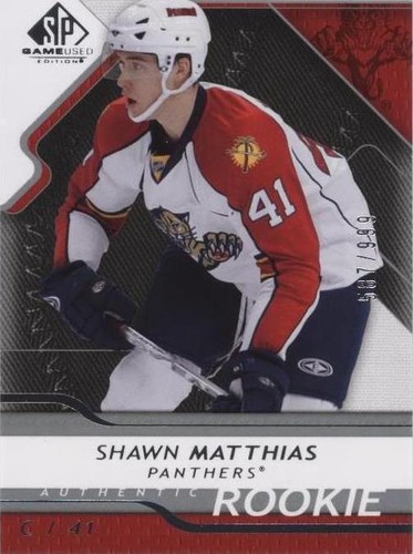 2008-09 SP Game Used Edition - Shawn Matthias #153