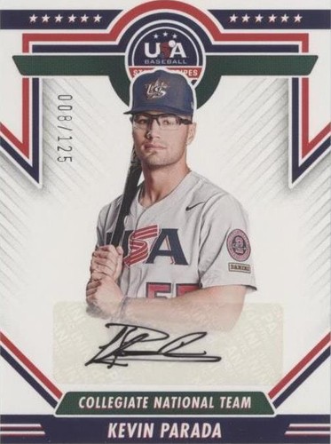 2022 Panini USA Baseball Stars & Stripes - Kevin Parada #CNTS-KP