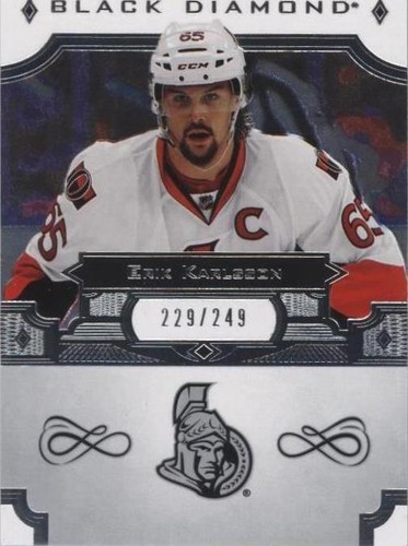 2017-18 Upper Deck Black Diamond - Erik Karlsson #BDB-EK