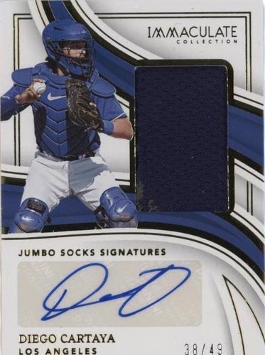 2023 Panini Immaculate Collection - Diego Cartaya #JSS-DC
