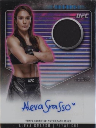 2024 Topps Midnight UFC - Alexa Grasso #RCA-AGR