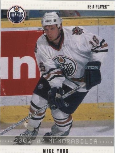 2002-03 In the Game Be A Player Memorabilia - Mike York #151