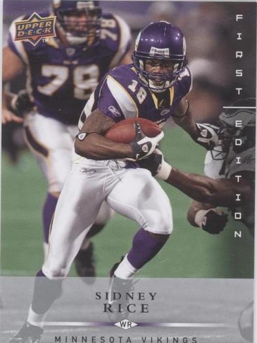 2008 Upper Deck First Edition Sidney Rice #82