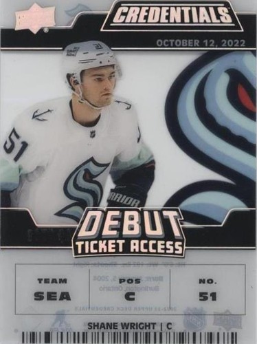 2022-23 Upper Deck Credentials - Shane Wright #DTA-SW