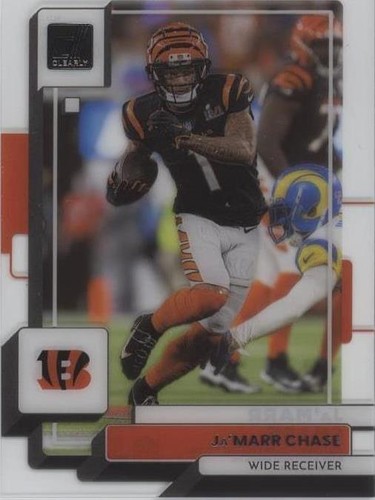 2022 Panini Clearly Donruss Ja'Marr Chase #11