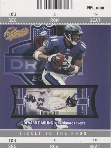 2004 Fleer Authentix Devard Darling #130