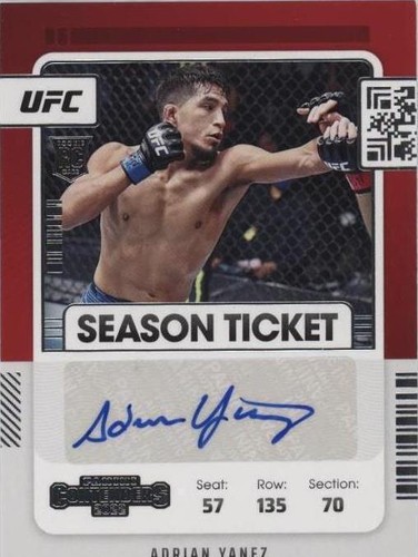 2022 Panini Chronicles UFC - Adrian Yanez #ST-AYZ