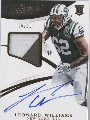 2015 Panini Immaculate Collection Leonard Williams #162