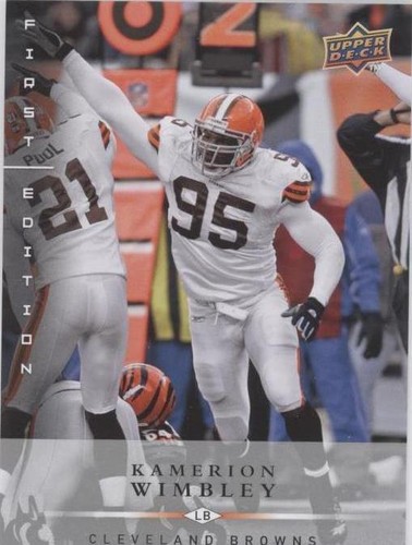 2008 Upper Deck First Edition Kamerion Wimbley #34