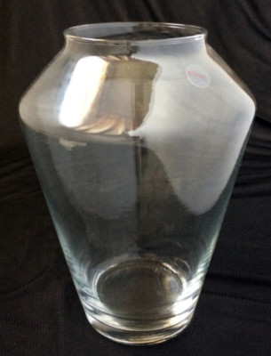 Elements Ming Vase Clear Glass Vase 9-1/2 