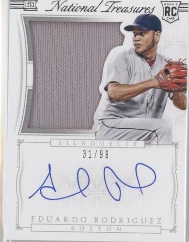 2015 Panini National Treasures - Eduardo Rodriguez #44