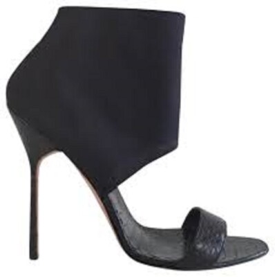 靴 MANOLO BLAHNIK MACULA 5cm SANDALS(snake) Manolo Blahnik Snake Print Strappy Heels Sandals Size 40.5