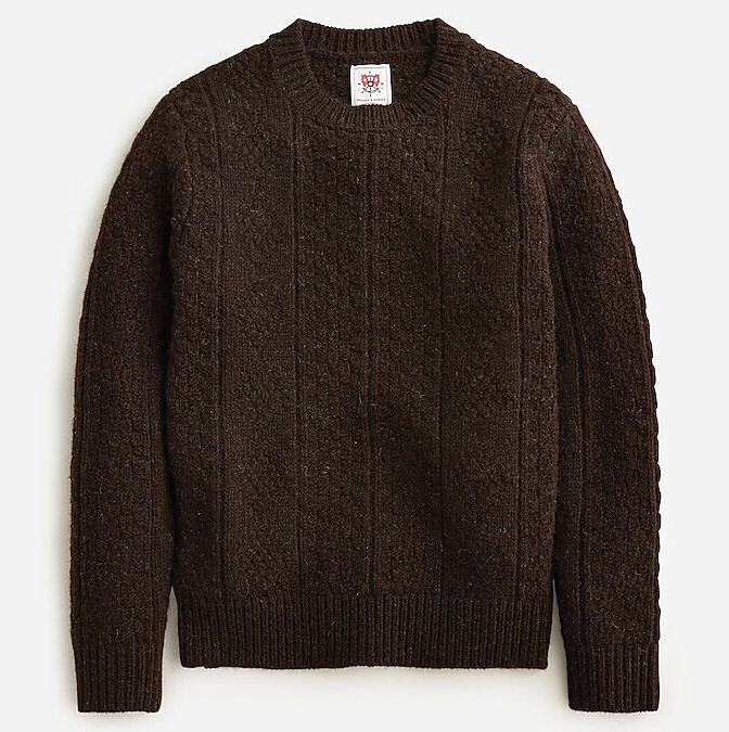 A&W×Chocolate Jesas Knit Sweater Savoring The Day Sweater Chocolate – KH Staging and Design