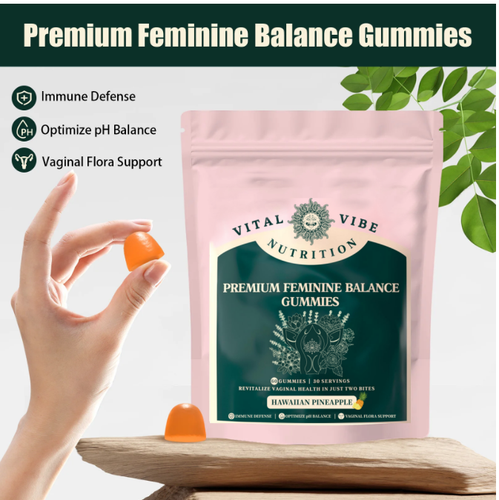 Premium Feminine Balance 60 Gummies Ph Maintain Vaginal Ph Balance Healthy 