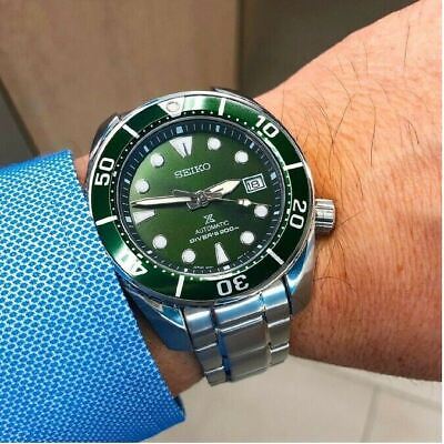 Pre-owned Seiko Prospex Spb103j1 Hulk Green Sumo Automatic Japan Sport Diver's Men's Watch