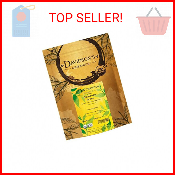 Davidson's Organics, Gunpowder Green, Loose Leaf Tea, 16-Oun