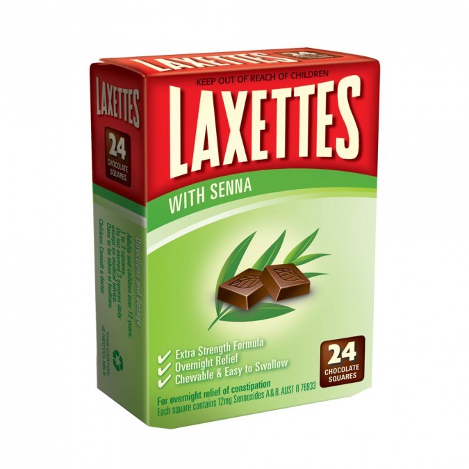Laxettes Chocolate Laxative with Senna 24 Pack eBay