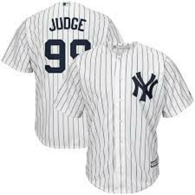 JUDGE camiseta de la MLB de los YANKEES color blanca.Talla L,3XL.