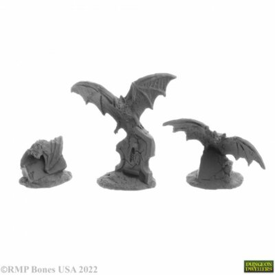 Reaper Bones USA Dungeon Dwellers 7058 GIANT BATS (3)