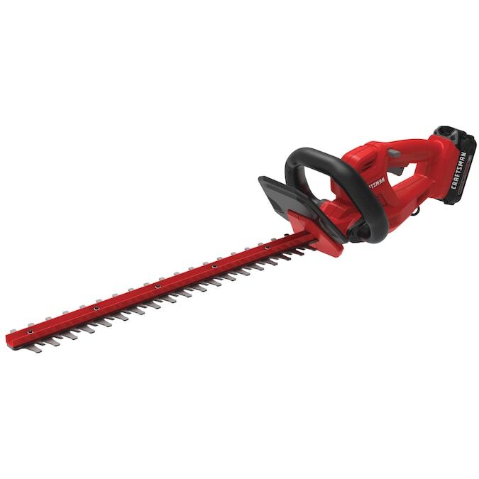 Craftsman V20 20-Volt Max 20-In Hedge Trimmer 1.5 Ah Battery & Charger Included.
