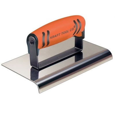 Kraft Tool Hand Concrete Edger Stainless Steel 3/8'' Radius 