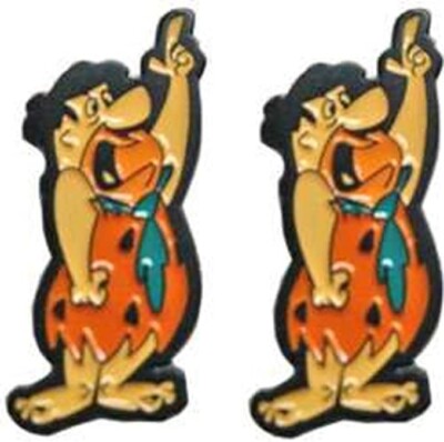 Fred Flintstone Métal Boutons Manchette