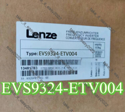 NEW! FACTORY SEALED! Lenze EVS9324-ETV004 Frequency converter