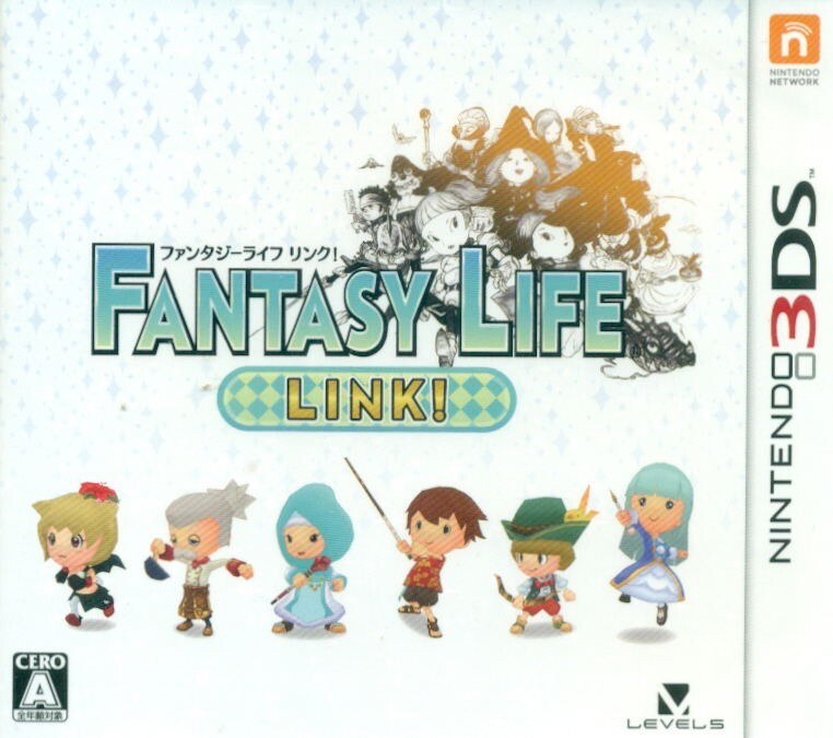Fantasy Life Link ! (Nintendo 3ds) Brand New Sealed Japan Import Region Locked
