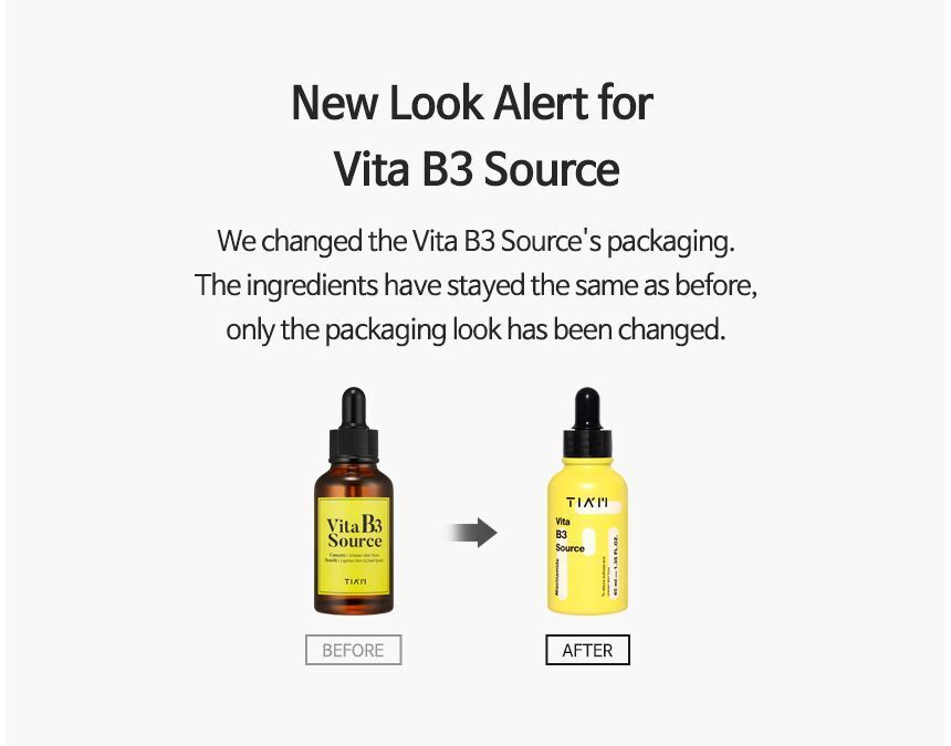 Vita b3 source. [tiam] осветляющая сыворотка vita b3 source 40мл. tiam сыворотка для выравнивания тона с ниацинамидом - vita b3 source, 40мл.