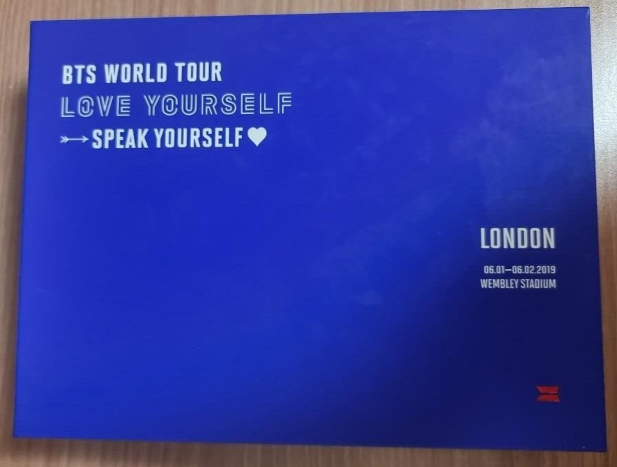bts LYS speak YOURSELF London Blu-ray BTS WORLD TOUR LOVE YOURSELF