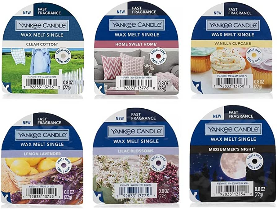 ☆☆YANKEE CANDLE WAX MELT TART SINGLES☆☆MUST BUY 8 OR MORE FOR FREE SHIPPING☆☆NEW