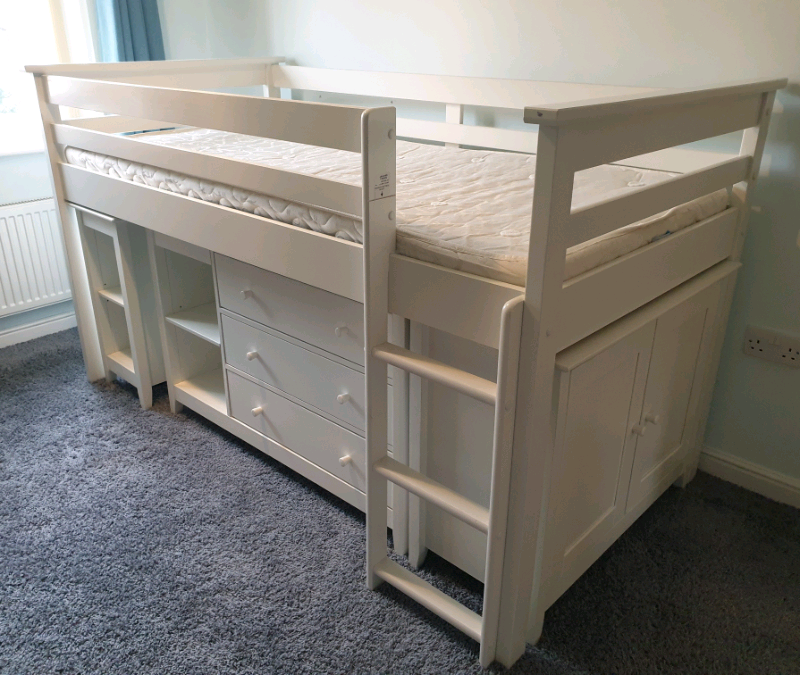 White Cabin Bed (mattress not included) in Crowle, Lincolnshire Gumtree
