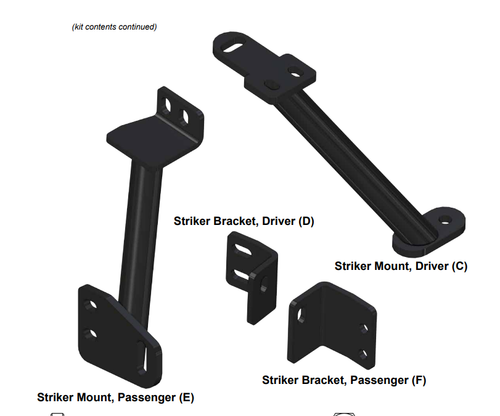 For 2011-2020 Commander 800 1000 UTV 2 Doors Can Am Commander Aluminum Doors