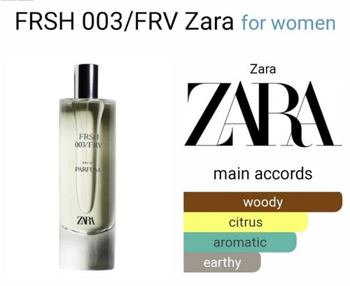 🍋 New ZARA FRSH 003 FRV Frank Voelkl Parfum 2.71oz (80ml