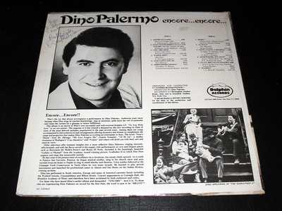 GODFATHER II Movie LP DINO PALERMO *SEALED & SIGNED* 