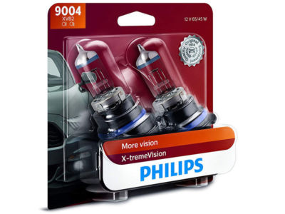 2x Philips 9004 HB1 X-tremeVision Upgrade 100% Extra More Bright Light Bulb 65W