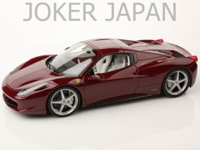 MR Collection 1/18 Ferrari 458 Spider Hard Top Rosso Mugello