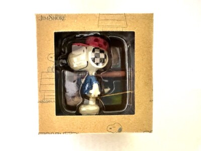 NIB Snoopy 3.5'' Mini Figurine BASEBALL 6007961 PEANUTS by Jim Shore Beagle Sport