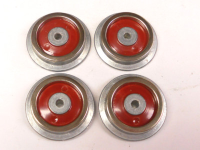 SLS-35 Red Disc Wheels for Lionel Prewar ''O'' Electric Locomotives, Set of 4